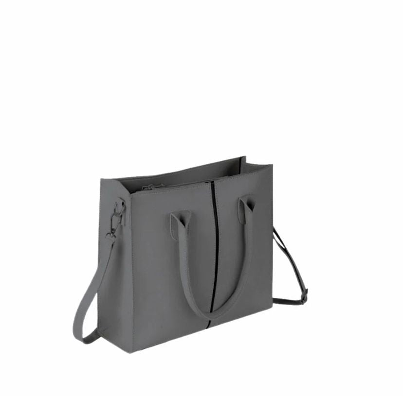 MINIMALIST LUXE GREY TOTE BAG