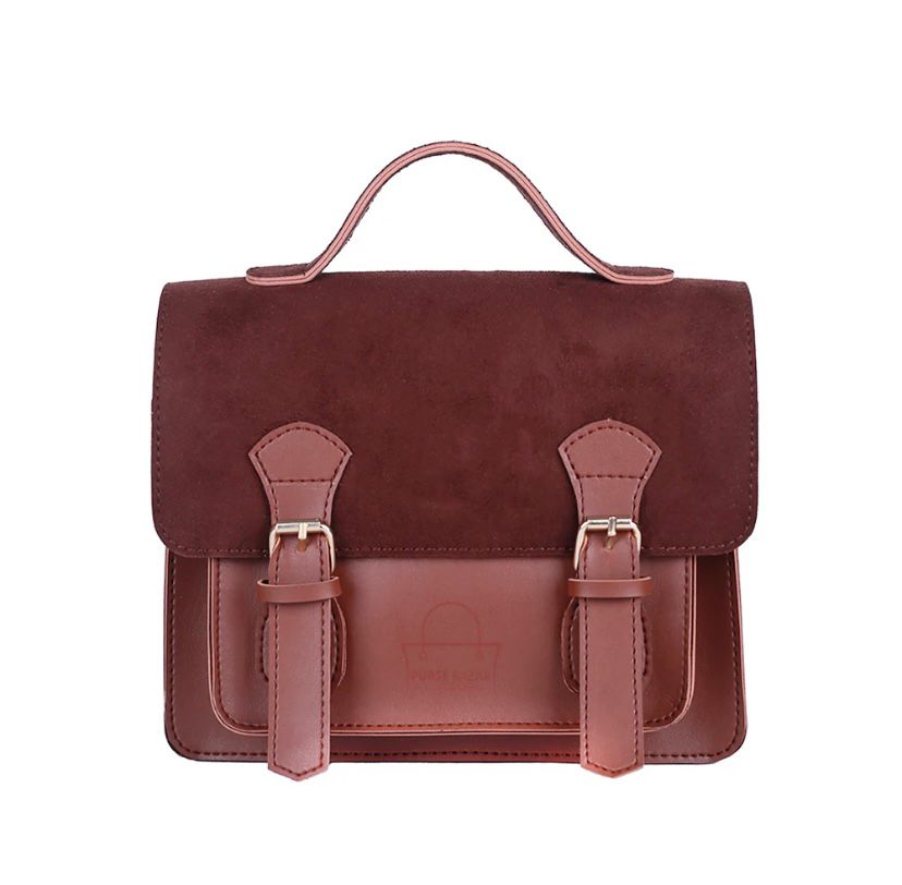 GRACE DARK BROWN CROSSBODY BAGS