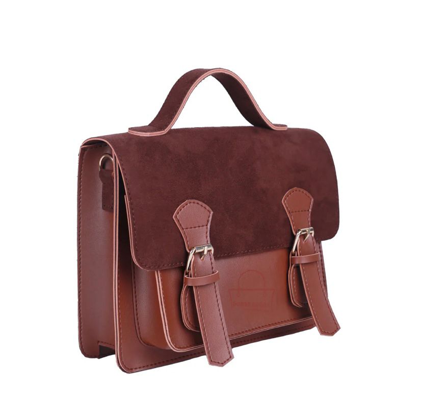 GRACE DARK BROWN CROSSBODY BAGS