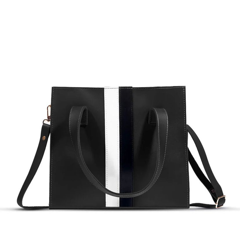 BLEND 3 PCS BLACK TOTE BAG