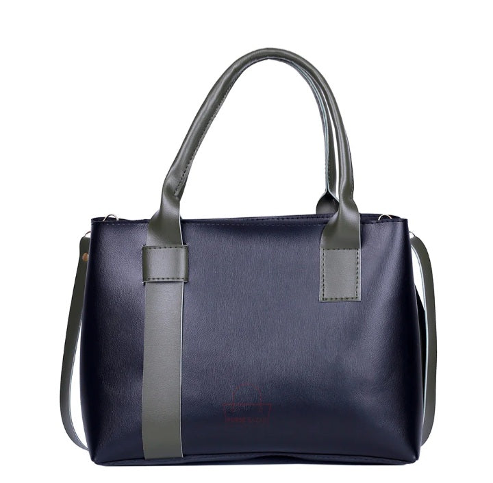 Posh Black And Grey Tote Bags