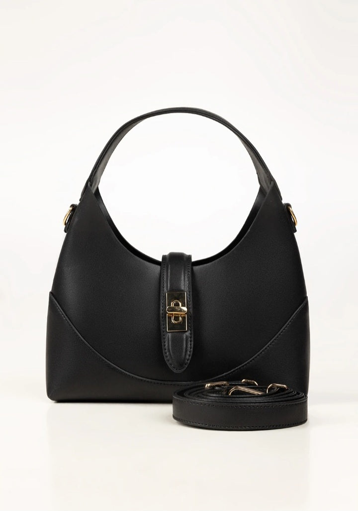 Black Hobo Bag_sumhil.store