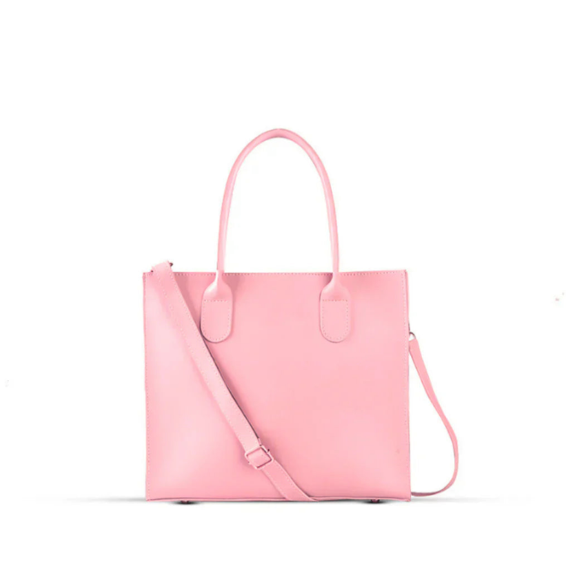 MINIMALIST LUXE PINK TOTE BAG