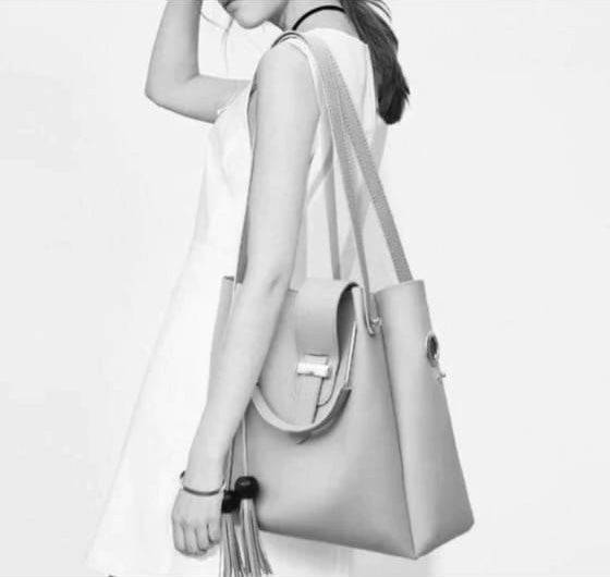 Queen 3 Pcs T-Pink Handbag