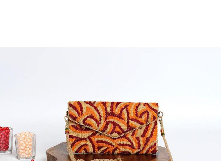 Carnival/ hand embroidered clutch