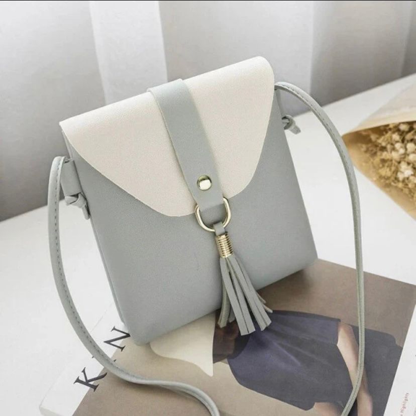 TEDDY GREY CROSSBODY BAG