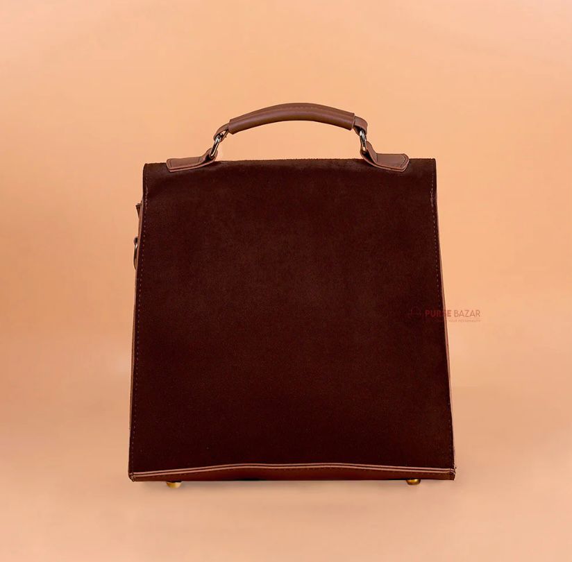 MISO MUCH BROWN HANDBAG