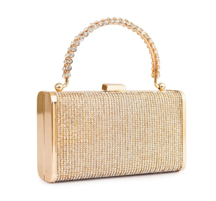 Golden Bridal Clutch
