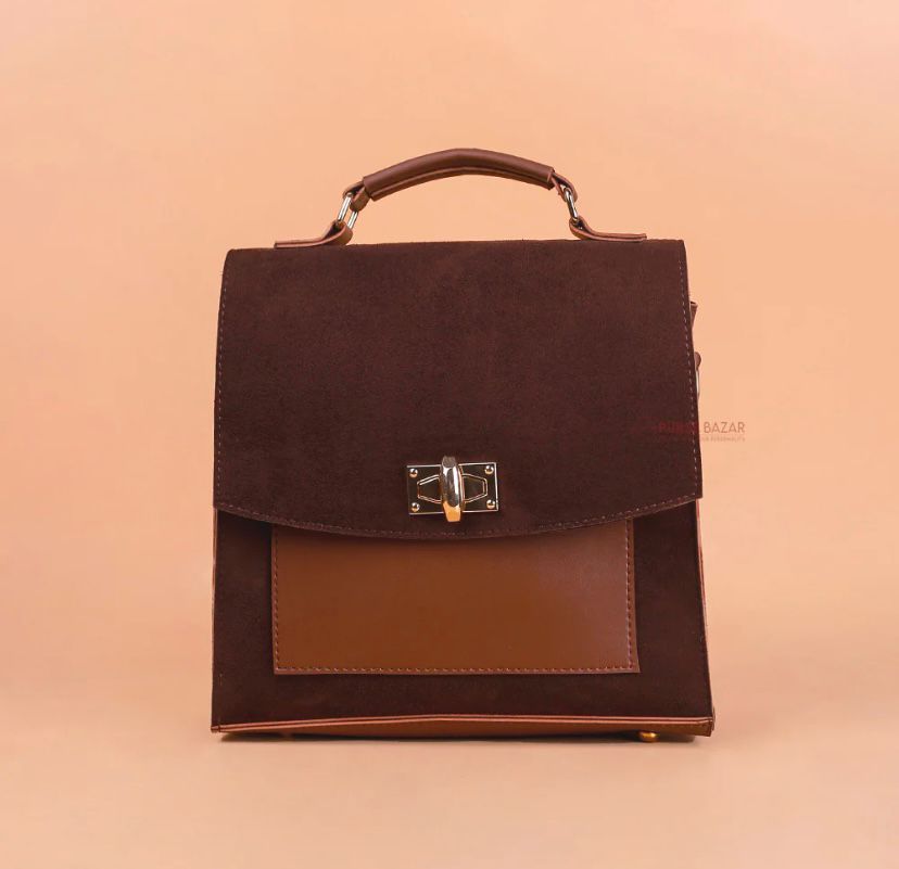 MISO MUCH BROWN HANDBAG