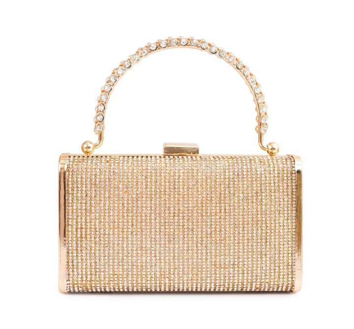 Golden Bridal Clutch