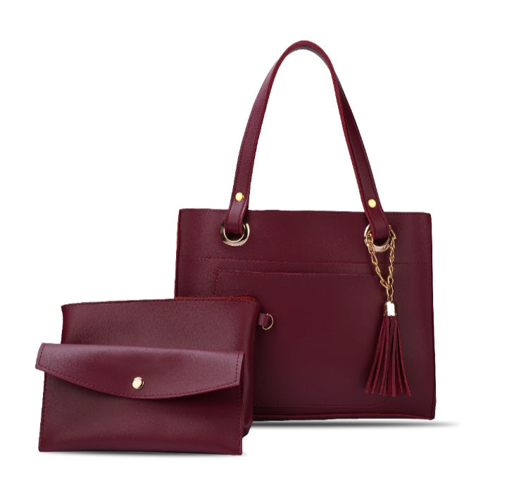 Burgundey Sydney Set of 3 Bags
