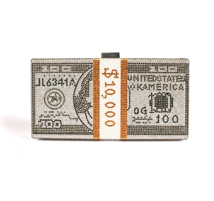 Silver Dollar Clutch