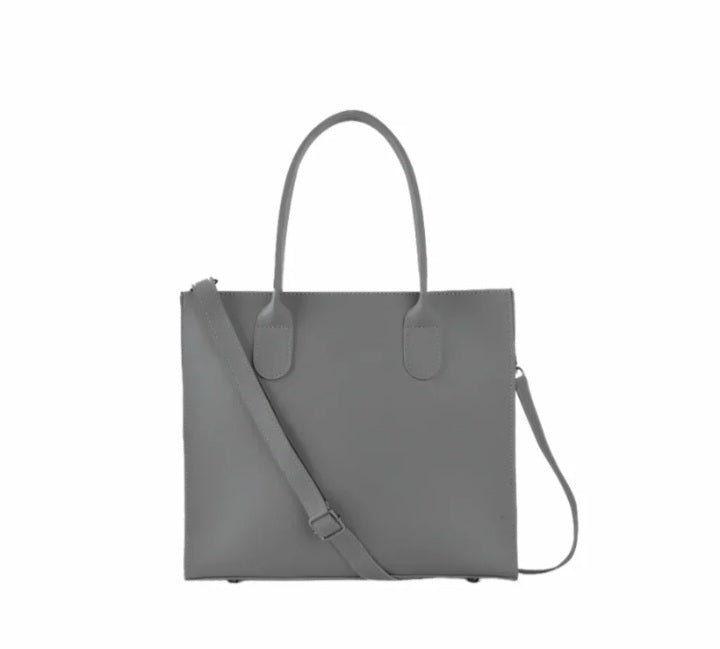 Minimalist Luxe Grey Tote Bag