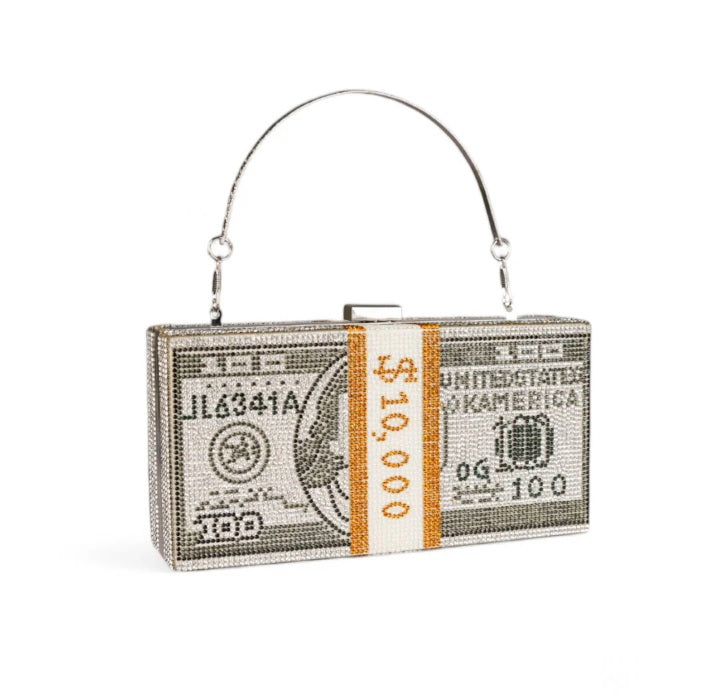 Silver Dollar Clutch