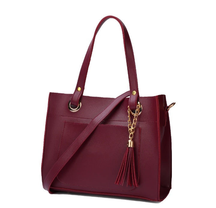 Burgundey Sydney Set of 3 Bags