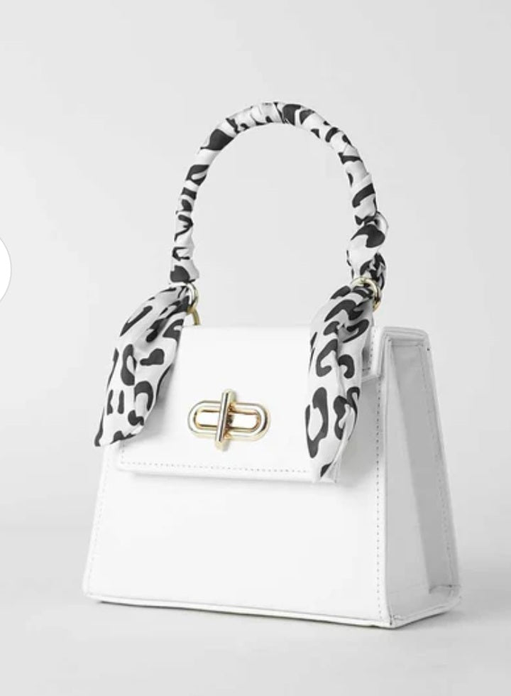 Iris Handbag White (Plain)
