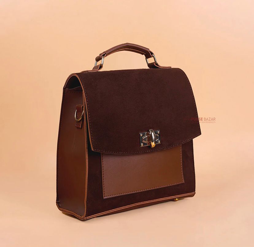 MISO MUCH BROWN HANDBAG